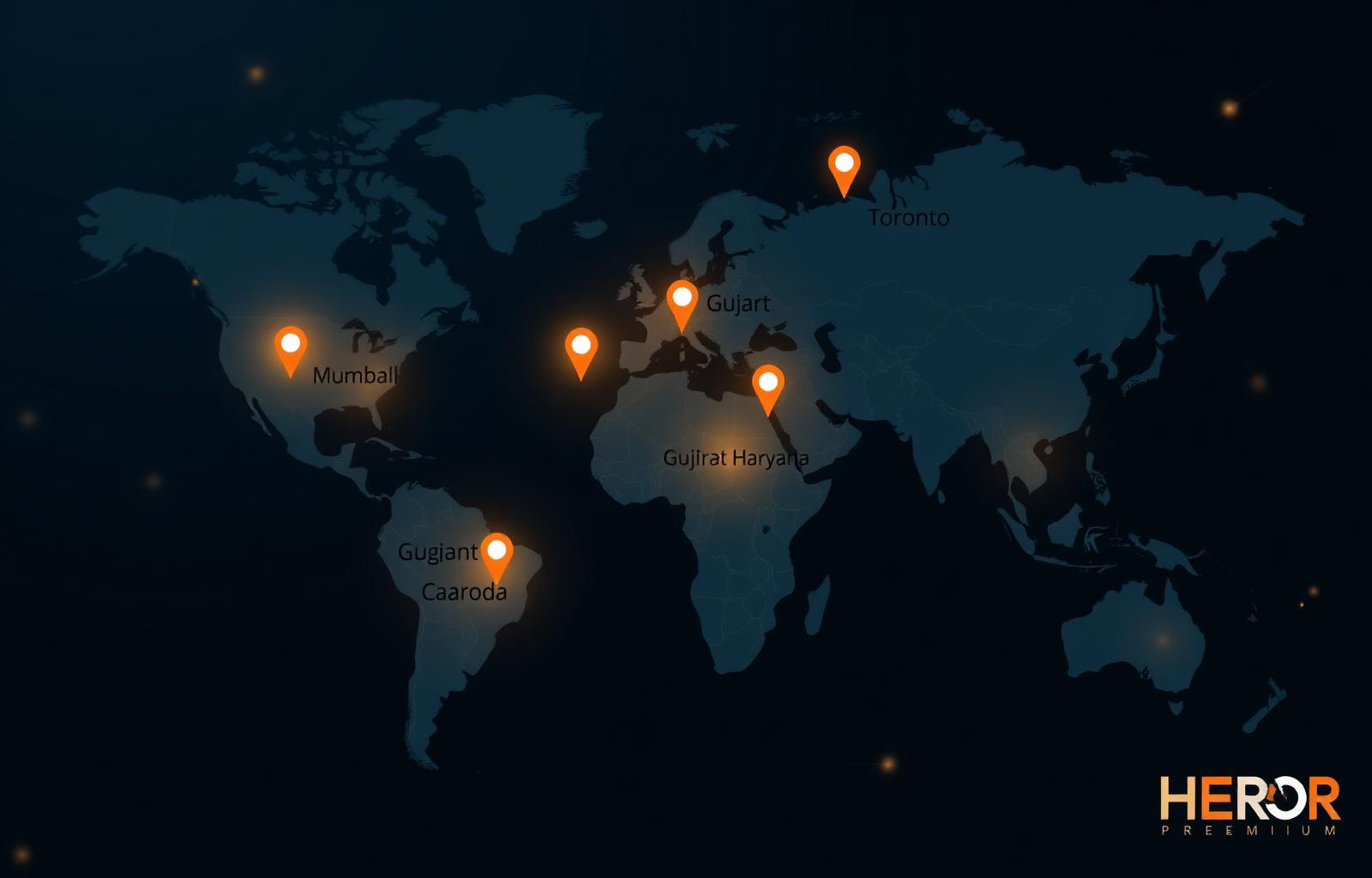 ProImpact global chapters map